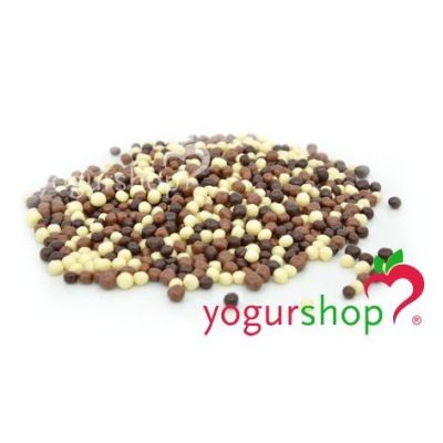 Bolinhas de Cereais com Chocolate Tricolor Caixa 3 kg