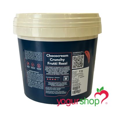 Chococream Crunchy Frutos Rojos 5 kg