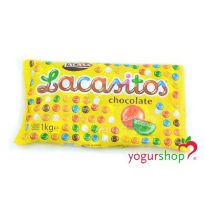 Pastilhas de Chocolate Cor “Lacasitos” saco 1 kg