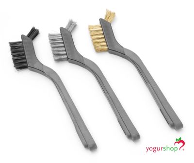 Conjunto de 3 escovas de limpeza para ferros de waffle Neumarker
