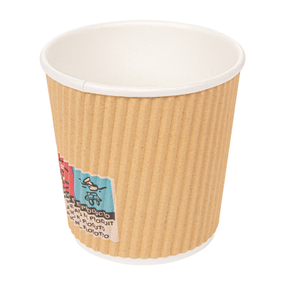 Copo bebida quente  parede dupla 120ml Caixa 1000 unidades