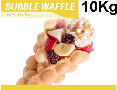 Preparada Bubble Waffle o Waffle Bolha Gofrelino 10 kg