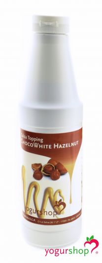 Topping Choco White Hazelnut Garrafa 0.9 kg