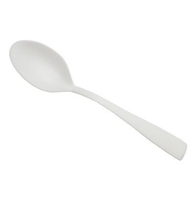 Colher compostável CPLA Branca 10 cm 500 unidades