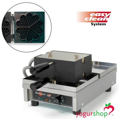Máquina de Waffles 180º KRAMPOUZ Bruxelles Coração WECBQA