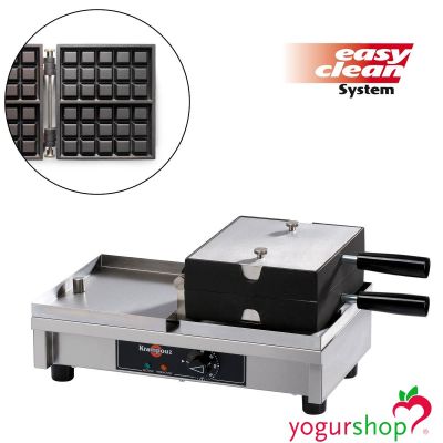 Máquina de Waffles 180º KRAMPOUZ Bruxelles 3x5B