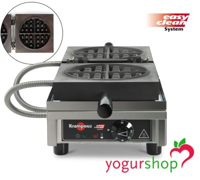 Máquina de Waffles 180º KRAMPOUZ Redonda WECBCA