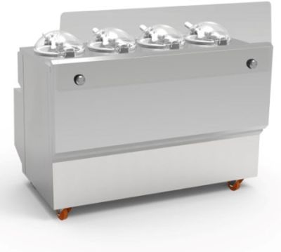 FRIGOMAT GX4 Produtora de gelado com 4 cilindros de produção/exposição