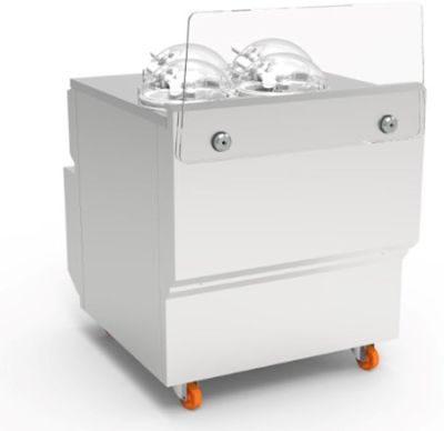 FRIGOMAT GX4 KOMPACT Produtora de gelado com 4 cilindros de produção/exposição