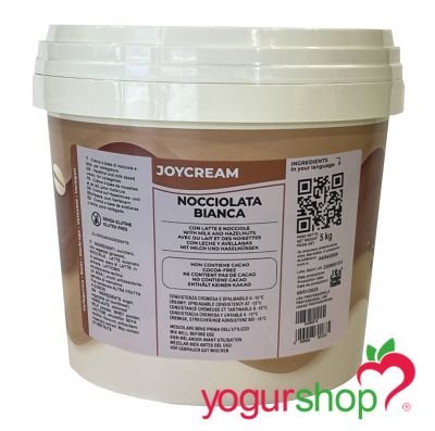 Joycream Nocciolata Branca Balde 5 kg