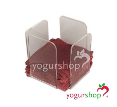 Porta-guardanapo de metacrilato para servos de cocktail 10x10