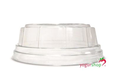 Tapa realzada para tarrinas 90cc Caja de 800 uds