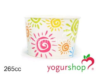 Taças de Cartão para Gelados Sol 265cc Caixa 1350 uni
