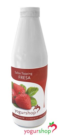 Topping Fresa Botella 1kg