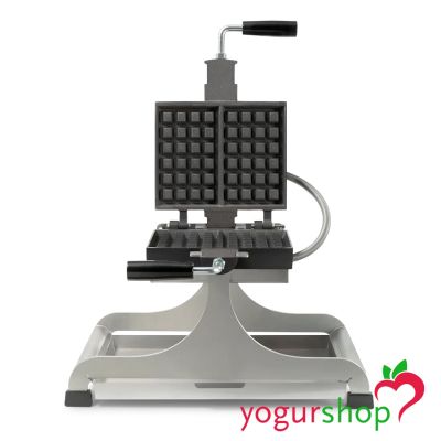 Máquina de waffles rotativa KRAMPOUZ Bruxelles 4x6 WECABD Pequena