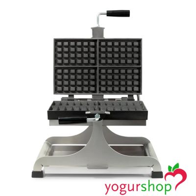 Máquina de waffles rotativa KRAMPOUZ Bruxelles 4x6 WECABE Grande
