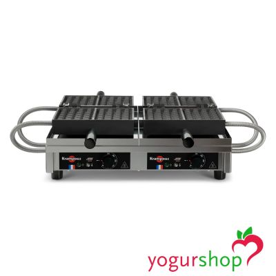 Máquina de Waffles Dupla 180º KRAMPOUZ Liège Paty 4x6 WACAGB