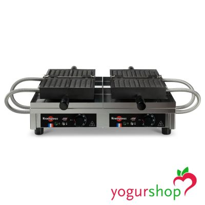 Máquina de Waffles Dupla 180º KRAMPOUZ Bruxelles 4x7 WECAKB