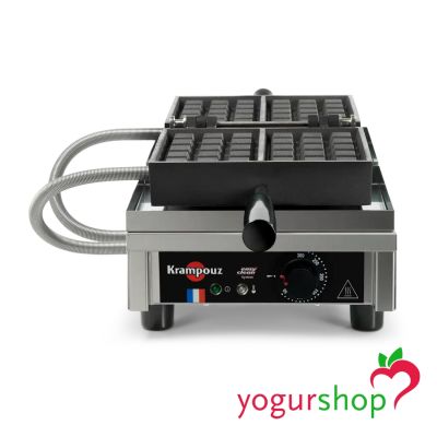 Máquina de Waffles 180º KRAMPOUZ Bruxelles 3x5 WECBAA Abertura frontal