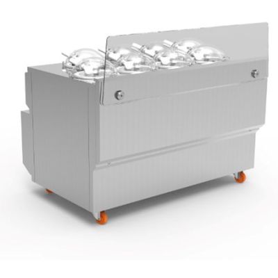 FRIGOMAT GX8 Mantecadora- expositor con 8 cubetas de mantecación