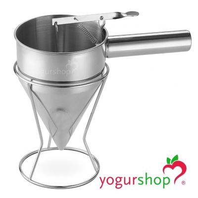 Embudo dosificador cremas con soporte 1.3 L