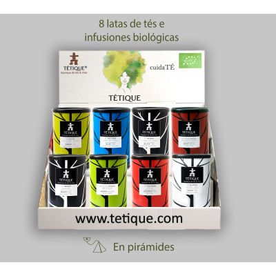 Pack Hosteleria 8 Tés Orgánicos en Pirámides yogurshop