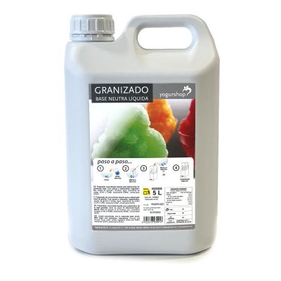 Base Granizado Neutro 1+4 Garrafa de 5 L