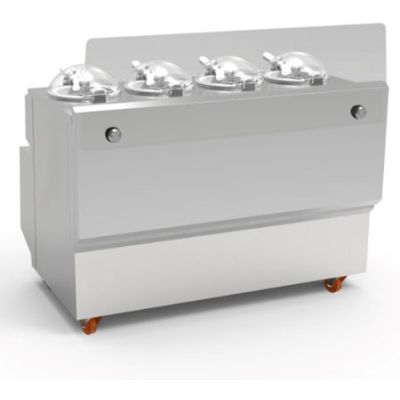 FRIGOMAT GX4 Mantecadora- expositor con 4 cubetas de mantecación