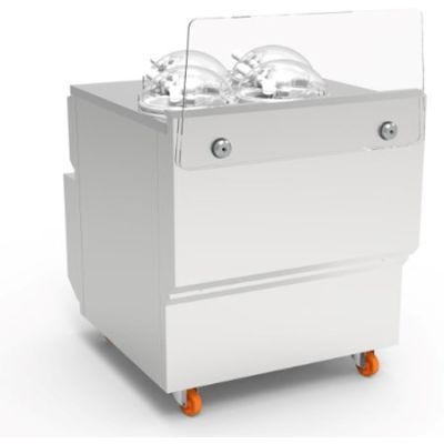 FRIGOMAT GX4 KOMPACT Mantecadora- expositor con 4 cubetas de mantecación