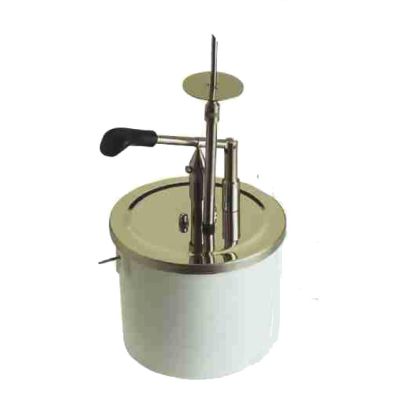 Dosificador con tapa de inyección simple y cubo de 3l