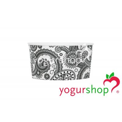 Tarrinas helado cartón Black&White 90cc Caja 1932 uds