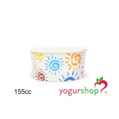 Taças de Cartão para Gelados Sóis 155cc Caixa 1485 uni
