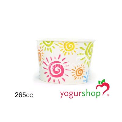 Taças de Cartão para Gelados Sol 265cc Caixa 1350 uni