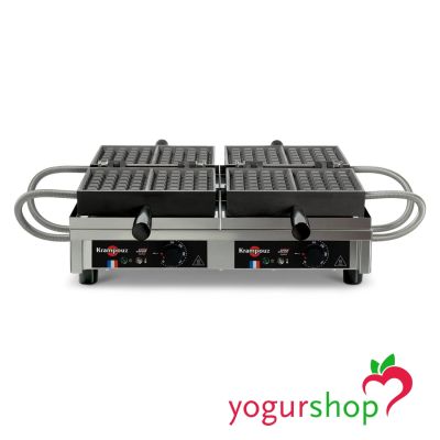 Máquina de Waffles Dupla 180º KRAMPOUZ Bruxelles 4x6 WECABB