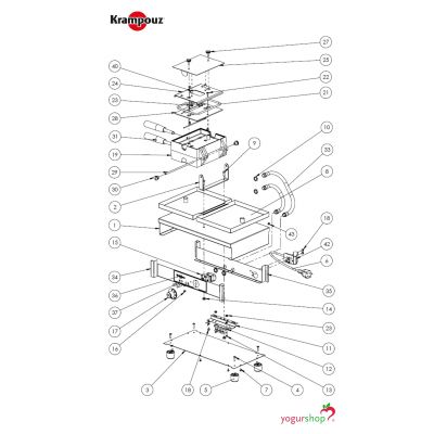 Recambio fieltros engrasado creperas