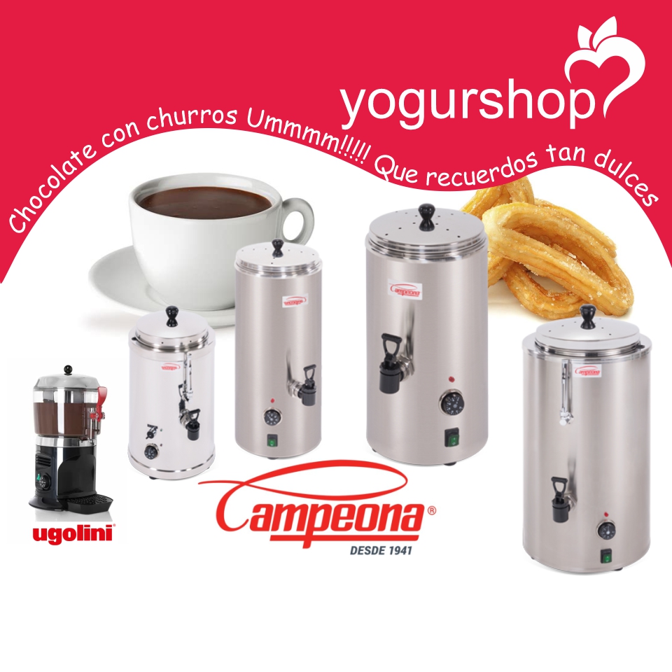 Chocolateras profesionales Campeona y ugolini